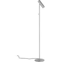 Naja lampe sur pied argentée.