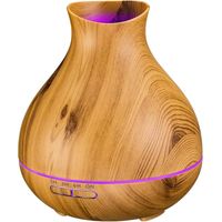 ZOLGINAH Diffuseur d'huile Essentielle de 550 ML,Diffuseurs de Grain de Bois d'aromathérapie avec minuterie Humidificateur de Brume Cool pour Maison, arrêt Automatique de l'eau, 7 Couleurs changeant l