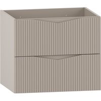 Waschtischunterschrank 60cm Tao mit 2 Schubladen, Kaschmir