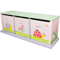 Contenitori portagiochi legno tela bambini Fantasy Fields Magic Garden TD-0132A