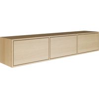 Selsey Framme – hängendes TV-Board mit drei Klappen, Holzoptik Eiche, 150 cm