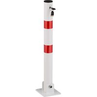 Tubiaz 4 Stück Parkplatzsperre Parkpfosten Klappbar Absperrpfosten mit Tubiaz 4 Stück Parkplatzsperre Parkpfosten Klappbar Absperrpfosten mit