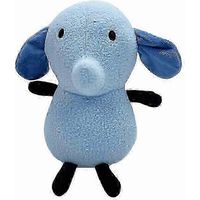 Peluches de 10 à 28 cm : lapin, éléphant, panda, ours, poupées et chaussons (7 pièces)