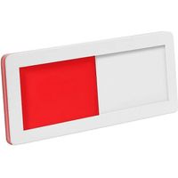 Panneau de porte de bureau, panneau de salle de réunion, panneau de porte coulissante pratique, panneau indicateur de porte coulissante d'intimité-15.00X6.00X0.20CM-White