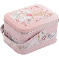 Boîte en fer-blanc, boîte d'emballage cadeau en métal, boîte de rangement portable, boîte vide, boîte d'emballage cadeau-10.50X7.80X6.00CM