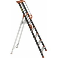 Centaure – Escabeau aluminium 5 marches serties – Hauteur de travail 2,99m – Pour usage professionnel – Garantie 5 ans – 239205