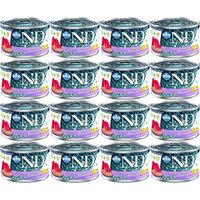 FARMINA N&D Katzenfutter Natur Thunfisch & Garnelen - Nassfutter für Katzen - 12 x 140 g