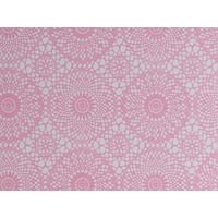 Fine Décor Fablon - Rotolo di pellicola autoadesiva per decorazioni, motivo tessuto ricamato, da 45 cm x 2 m, colore: Rosa