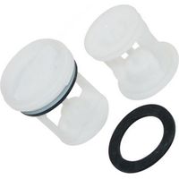 Ersatzteil - Verschluss / Ablauffilter für Ablaufpumpe - - INDESIT, ARISTON HOTPOINT, WHIRLPOOL, SCHOLTES, BAUKNECHT, PRIVILEG, IGNIS, ESSENTIEL B, IKEA, BLAUPUNKT, NOVAMATIC