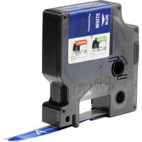 DYMO IND RHINO 1805243 Vinile Colore Nastro: Blu Colore carattere:Bianco 12 mm 5.5 m