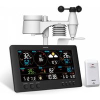 Wetterstation Sencor SWS 12500 schwarz weiß LCD Bildschirm