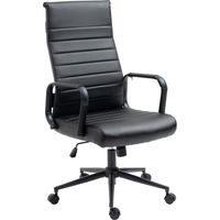 Fauteuil de bureau Kolumbus similicuir Noir / Noir