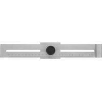 Precision marking gauge in stainless steel – measuring range of 250 mm – laser-cut graduations for precise marking.