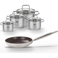 Lot Poêle 32 cm Elo Bistro Line & 4 Faitouts Elo Citrin