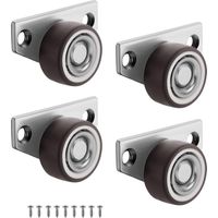 Roulettes Roulette Meubles, Roulettes pour Meubles, Pivotante Roulettes Meubles, 4 Pièces Universelles Roulettes Fixes pour Meubles Amovibles Roulettes Pivotantes, Petites Rotatives