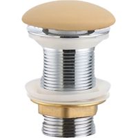 PixL Ablaufventil 5/4″ ohne Überlauf für Waschbecken, mokka matt
