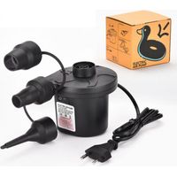 Pompe à Air Électrique Gonfleur Dégonfleur, 220V/50W Gonfleur, Pompe à Pagaies avec 3 buses, Gonfleur dégonfleur électrique pour matelas gonflables, piscines gonflables et cercle de natation