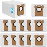 Lot de 12 sacs pour aspirateurs Dreame L10s Ultra / L10 Ultra / L20 Ultra / Xiaomi X10+ / Xiaomi X20+