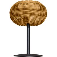 Lampe de table solaire SAMIRA SOLAR polyrotin H25cm