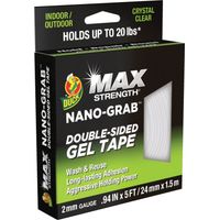 Shurtape DUCK MAX STRENGTH Nano-Grab Tape, 24mm x 1.5m, Heavy-Duty Adhesive Tape for Strong Bonding