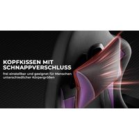 Gaming Stuhl Ergonomisch Gaming Chair mit Lendenkissen und Kopfstütze, Gamer Stuhl Höhenverstellbar, Pc Stuhl für Erwachsene Mädchen Junge,Sschwarzviolett