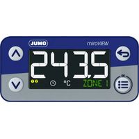 Jumo 701580/0-01-23-02 Régulateur de température -200 à +600 °C (l x H) 76 mm x 36 mm R429482