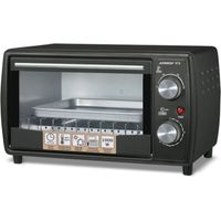 Forno Elettrico Johnson Serie X X12 da 12 litri, 800W con Timer, Griglia, Teglia e Doppi Vetri