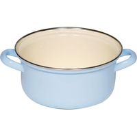 Riess Classic casserole avec bord chromé bleu pastel Ø18cm 1.5Liter