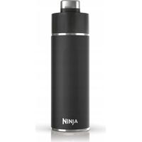 Botella Ninja Thirsti Black de 700 ml para bebidas frías, calientes y carbonatadas.
