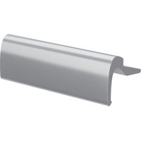 Glasfalzgriff Aluminium Balkontürgriff Terrassentürgriff Ziehgriff Alugriff Türgriff Silber eloxiert