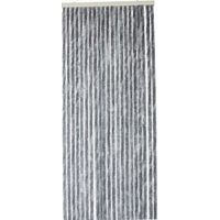 Einfarbige dunkelgraue Chenille Gardine WERKA PRO 120 x 220 cm