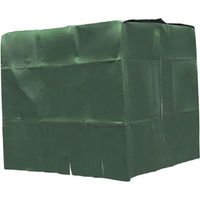 IBC Water Tank Protective Cover Tarpaulin 1000L,Ton Barrel Cover Oxford Cloth,Dust Cover Container Cover for Rain Barrel, Green