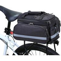 Sacoche Porte-Bagages de Vélo étanche Sac de Vélo Imperméable Sac de Rangement Arrière pour Cyclisme VTT Sport Voyage avec Housse de Pluie