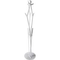Cintre De Sol En Fer Uty D30X178 Cm, Design Minimaliste Autoportant, Meuble Pour Entrée, Bureau, Made In Italy Marbre