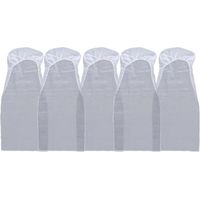 Lot de 5 Housses de ège jetables pour Avion, Train, Bus, Bureau, théâtre et Voiture de Location