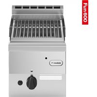 Grill pierre de lave 1 zone - Grille inox - Gaz naturel - Fun 600 - Modular