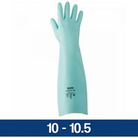 GUANTI LAVORO MAPA ULTRANITRIL 480 IN NITRILE GUANTO VERDE LUNGHI 46 CM (33788V) 10 - 10.5 (35604)