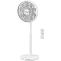 Ventilador de aire acondicionado – 3 modos – Pantalla LED – Giratorio – Plástico – Blanco