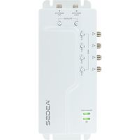 Amplificateur TV intérieur 26 dB réglable – Répartiteur 4 sorties – Filtre 5G pour signal optimal – Compatible TNT et DAB/FM – Sedea