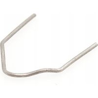 Agrafes pour cornière intérieure en plastique d'un diamètre de 0,8 mm - 100 pièces.