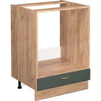 Meuble pour four Fame-Line, Vert Or Campagne, 60 cm sans plan de travail, Vicco