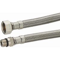 Manguera sanitaria de acero inoxidable para grifo NOYON & THIEBAULT - hembra F3/8 (12x17) - macho M12x100 - L 300 mm - DN8 - 2014-30PLL1