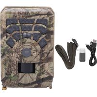 Caméra de chasse 5MP 2560x1440 IP56 étanche, boîtier ABS, vision nocturne infrarouge 720P pour chasse en extérieur