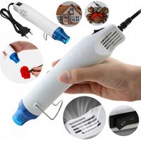 MINI PISTOLET CHALEUR ÉLECTRIQUE PORTATIF 300W PISTOLET CHALEUR À AIR CHAUD