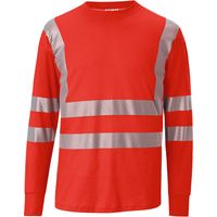 Kübler T-shirt manches longues REFLECTIQ PSA 2 rouge vif Forme 5045 Taille XS