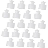 Bouteilles d'eau réutilisables pour bouteilles en plastique, à soda vertes, 20 pièces, hautes