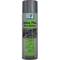 Peinture aérosol galvanisante ultra brillante – Protection anti-corrosion – Application facile sur métaux ferreux et non ferreux – Séchage rapide – KF