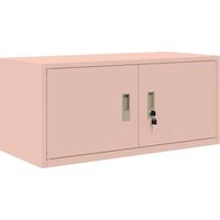 Armoire De Chambre - Armoire de rangement Rose 90 x 40 x 40 cm Acier fr7452 - Maison La Vie