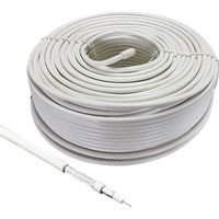 CAVO COASSIALE TV/SAT Ø 5 mm ± 0,8 mm x 15 metri