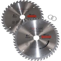 Circular Saw Blades 160mm x 20mm TCT Tungsten Carbide Teeth 36 and 48 Tooth Twin Pack